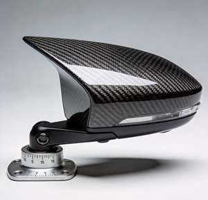 Accessoires de rétroviseur de voiture légers en fibre de carbone, tissage sergé double face tricoté - Product Image 1