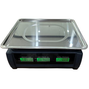 Básculas electrónicas portátiles de plástico de alta calidad, mini, con capacidad de 30 kg, pantalla LCD grande y función de conteo digital. - Product Image 1