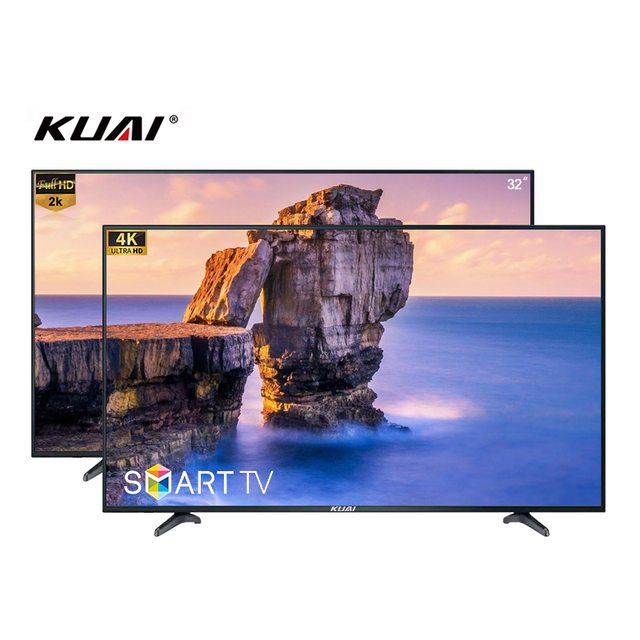 Factory Wholesale OEM Brand Slim OLED Android Television Lcd 70 55 43 Inch 4K UHD Flat Screen Tv, 2K FHD LED 32 Inch Smart Tv