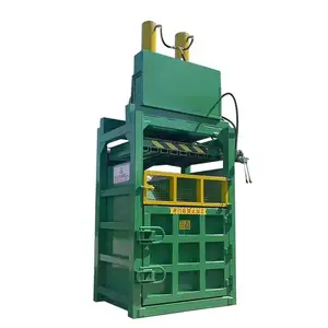 Vertical Plastic Bottle Compactor Baler Machine Press Oil Drum Baler Machine