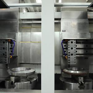 Độ chính xác đôi trục chính <span class=keywords><strong>CNC</strong></span> máy tiện đứng với đôi công cụ tháp Heavy Duty Máy phay - Product Image 3