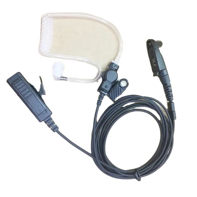 Two Way Radio Acoustic Air Tube Headphone Headset for motorola Gp328plus Gp338plus Gp344 Gp388 Gp688 Pro5150 Elite Walkie Talkie