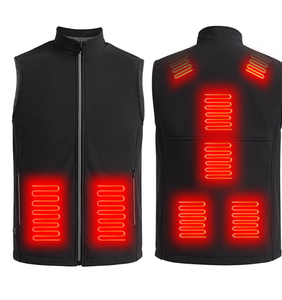 Chaleco calefactor informal de invierno para hombre con carga USB, chaqueta cálida ajustable con calefacción por infrarrojos lejanos. - Product Image 5