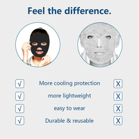 Masque facial chauffant et rafraîchissant en gel, nouveau design 2026, pour réduire les poches sous les yeux, atténuer les gonflements du visage et prendre soin de la peau