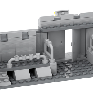 MOC5038 Serie Espacial Militares Guerras Fuerte Base Pared Puerta de Entrada Modelo DIY Bloques de Construcción Educativos Juguetes para Niños - Product Image 5