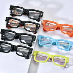 Lunettes en Acétate Femme 2025 Nouveau Design de Marque Monture Carrée Homme Épaisse Lunettes Optiques Verres Personnalisés - Product Image 2