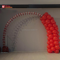 Arche de ballons gonflables auto-gonflante pour mariages, banquets familiaux, nouvel article décoratif, colonnes de ballons gonflables