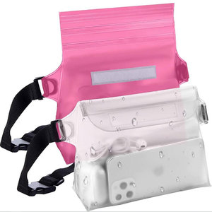 Sac banane étanche en PVC, sac de taille, <span class=keywords><strong>pochette</strong></span> pour téléphone avec sangle de taille pour unisexe, utilisation en natation, <span class=keywords><strong>plage</strong></span>, parc aquatique - Product Image 3