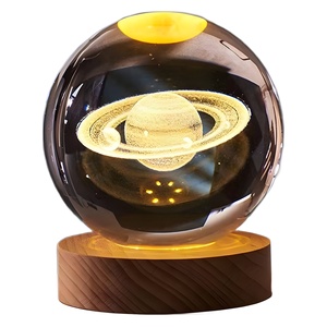 Hot bán sáng trang trí thiên hà pha lê bóng pha lê bóng đêm đèn pha lê bóng đèn - Product Image 6