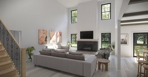 Nouvelle conception de villa préfabriquée, structure en acier, maison de luxe, développement <span class=keywords><strong>immobilier</strong></span>, efficacité énergétique, résistance au feu, construction rapide - Product Image 3