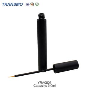 Tube vide transparent de 7 ml pour sérum cils, tube fin noir pour gel eyeliner, tube eyeliner mat waterproof personnalisé à visser - Product Image 4