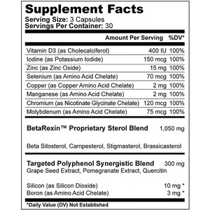 Capsule per il Supporto della Prostata <span class=keywords><strong>Prosta</strong></span> Gland con Complesso di Steroli Vegetali, Beta Sitosterolo, Estratto di Semi d'Uva, Zinco, Selenio, 90 Capsule - Product Image 4