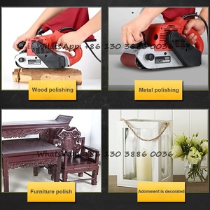 <span class=keywords><strong>Ponceuse</strong></span> à bande électrique mini 2000W <span class=keywords><strong>pour</strong></span> le travail du bois et le polissage du métal, largeur 4 pouces, <span class=keywords><strong>pour</strong></span> le ponçage du bois - Product Image 6
