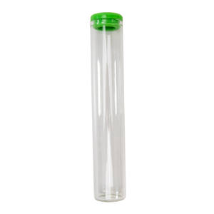 Tubes en verre transparent écologiques 125 mm avec bouchon en silicone, sans BPA, pour emballage alimentaire (conserves) - Product Image 4