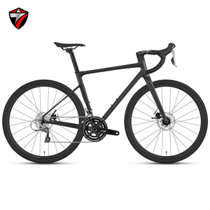 Vélo de route en alliage d'aluminium C6 SP-R2000, 16 vitesses, fourche avant en fibre de carbone, double frein à disque, cadre léger, pédale ordinaire, SHIMANUO - Product Image 3