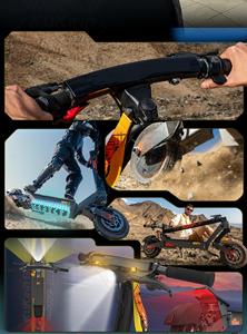 Trottinette électrique KuKirin G2 Ultra Dual Drive avec audio Bluetooth, écran tactile intelligent, étanche IPX4, pour tout-terrain - Product Image 4