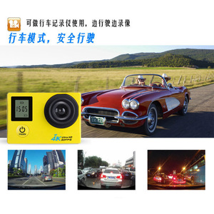 กล้องแอคชั่น 4K จอคู่ กันน้ำลึก 30 เมตร สำหรับดำน้ำและขี่มอเตอร์ไซค์ - Product Image 4
