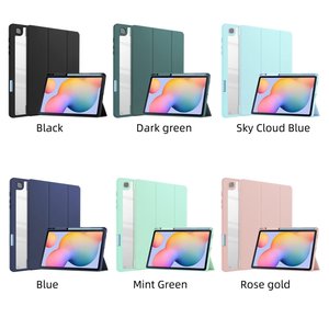 เคสแท็บเล็ตหนัง PU + อะคริลิกพับได้แบบบางพิเศษสำหรับ Samsung Galaxy <span class=keywords><strong>Tab</strong></span> <span class=keywords><strong>S6</strong></span> <span class=keywords><strong>Lite</strong></span> <span class=keywords><strong>P619</strong></span> <span class=keywords><strong>SM</strong></span>-P613 10.4นิ้ว2022แท็บเล็ต - Product Image 6