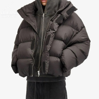 Veste en duvet épaisse et ample pour homme, imperméable, tendance, personnalisée par Yufan, OEM