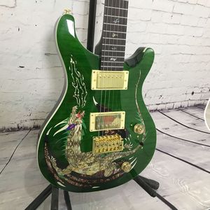 <span class=keywords><strong>Guitarra</strong></span> Eléctrica Estilo <span class=keywords><strong>PRS</strong></span> de Alta Calidad con Cuerpo y Mástil de Caoba, Acabado Brillante con Trémolo, 39 Pulgadas, para Bandas Profesionales y Espectáculos - Product Image 5