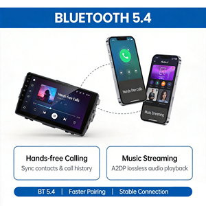 Lecteur DVD de voiture Android 15 sans fil CarPlay SL32 9 pouces, Octa Core, 4G, WIFI, BT, <span class=keywords><strong>GPS</strong></span>, Écran multimédia, Radio de voiture DSP - Product Image 6