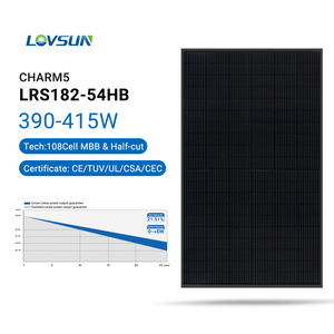 全営業lovsunオールブラック390Wハーフカットソーラーパネルソーラーパワーシステム用 - Product Image 4