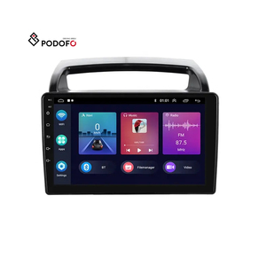 Podofo đôi DIN 9 ''android xe Stereo cho KIA VQ 2006 2012 đài phát thanh xe hơi không dây Carplay Android tự động Wifi <span class=keywords><strong>GPS</strong></span> BT Hifi FM - Product Image 1