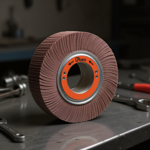 Disco Abrasivo de Tela con Solapa, Corindón, 250x30x100 mm, con Orificio, Grano 120 - Product Image 3