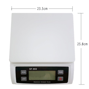 Báscula Postal Digital Portátil Veidt SF-802 de Alta Precisión con Plato de Pesaje de Acero Inoxidable, Capacidad de hasta 1 kg - Product Image 3
