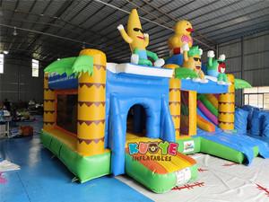 <span class=keywords><strong>Château</strong></span> <span class=keywords><strong>gonflable</strong></span> commercial multi-activités avec double toboggan pour fêtes estivales en extérieur, maison de saut <span class=keywords><strong>gonflable</strong></span> - Product Image 3