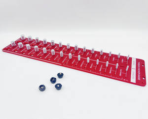 Aluminio 28 34 44 Agujero Roscado Checker Tornillo Perno Personalizado CNC Aluminio Color Anodizado Sub Calibre Tuerca Identificador Rosca Checker - Product Image 3