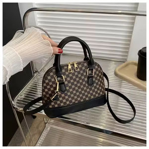 Elegante Bolso Cruzado para Mujer - Bolso de Hombro de Cuero PU con Graffiti y Organizador de Cartera, Relojes Mecánicos de Moda - Product Image 2