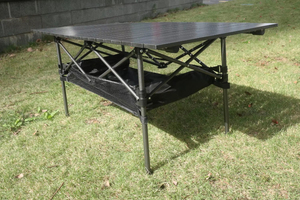 Modern Portable Aluminum Folding Camping <strong>Table</strong> for Outdoor Activities Farmhouse Picnics Barbecues Cooking Festivals Carry Bag - Product Image 6