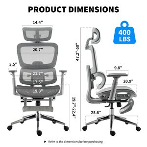 High Quality Orthopedic Office <b>Chair</b> with Lumbar <b>Support</b> & 100K-Tested Casters - Product Image 2