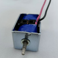 Solénoïde à verrouillage bidirectionnel DC 24V, course de 4 mm, matériau magnétique souple, 14W, longue durée de vie, pour appareils électroménagers européens