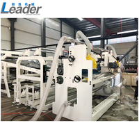 Extrudeuse entièrement automatique à vis simple contrôlée par PLC pour feuilles et panneaux en acrylique transparent PC PMMA de Leader Machinery