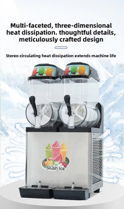 Machine à neige fondante commerciale entièrement automatique à grande capacité, à cylindre triple/double/simple, pour les salons de thé et les boissons froides - Product Image 6