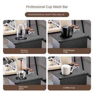 Lavador de Tazas Automático de Alta Presión para Mesa de Coche, de Acero Inoxidable, Sin Perforaciones, para Puestos de Té con Leche al Aire Libre, Artefacto para Lavar Tazas - Product Image 4