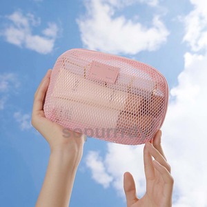 Custom Logo Portable <b>Travel</b> Transparent Mesh Storage <b>Makeup</b> <b>Bag</b> Multi-functional Lipstick Storage <b>Bag</b> and Mini Toiletry <b>Bag</b> - Product Image 6