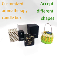 Boîtes d'emballage en carton rigide de haute qualité personnalisées de 4 mm pour bocaux parfumés, insert en mousse, lamination mate, texture papier, estampage de logo en feuille