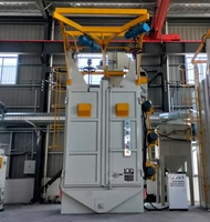 Máquina de Granallado Tipo Gancho CE con Sistema de Control Automático PLC, Alta Productividad, Motor de Marca Reconocida para Carbono