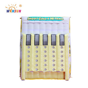 WINSUN Cuatro Balones de Baloncesto Consecutivos, Balón de Baloncesto Deportivo Inflable, Juego Inflable - Product Image 1