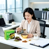 Soupe d'été sucrée à la cantonaise ancienne : Chenpi, graines de lotus et haricots mungo