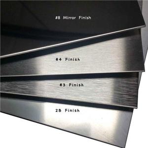 AISI 304 SS 310 Black Ti Hairline <b>Mirror</b> Stainless Steel Thin Slab Sheet Wholesale and Export Price Per Kg - Product Image 1