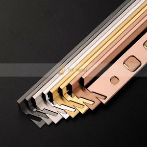 LL302 Customized Professional Modern Apartment House Decoration 304 Stainless Steel Q-Shape <b>Tile</b> Trim Durable & Waterproof - Product Image 4