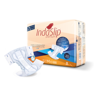 Pañales Desechables INDASLIP PREMIUM M10 B20, Suaves al Tacto, Anti-Fugas, Transpirables, para Adultos con Incontinencia Urinaria - Product Image 1
