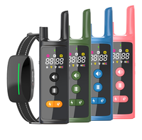 3300FT Langstrecken-Hundetrainingshalsband mit Schockfunktion, IP67 Wasserdicht, Automatischer Antibellmechanismus, Wiederaufladbares Nylon-Halsband für Hunde Aller Größen