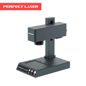 Machine de marquage laser de numéros de série par code QR Perfect Laser, seulement 6,29 kg, galvanomètre intégré, lentille en quartz industrielle, nouveau logiciel - Product Image 1