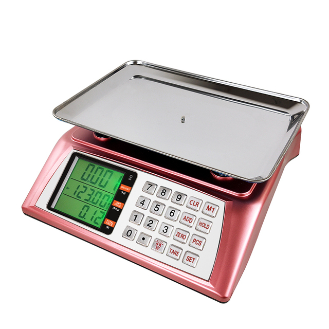2025 New Sale Color of Golden Precision Scale Price Price Computing Scale Electronic Weighing Scale Led Light