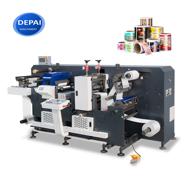 Automatic Intermittent Rotary Digital 1 Color Label Printer Letterpress Printing Machine